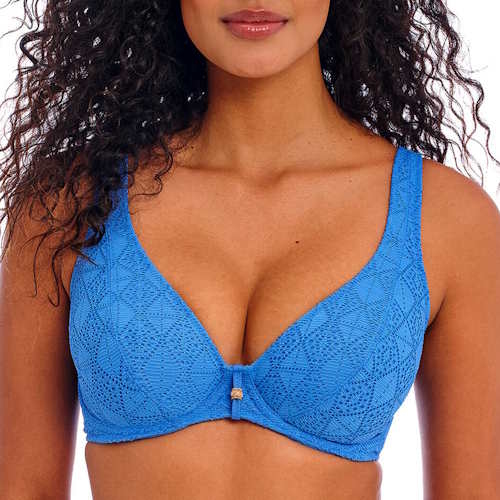Freya Nomad Nights aqua soft-cup bikini bra