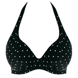 Freya Jewel Cove black/print padded bikini bra