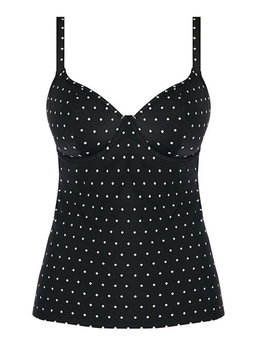 Freya Swim Jewel Cove black/print tankini top
