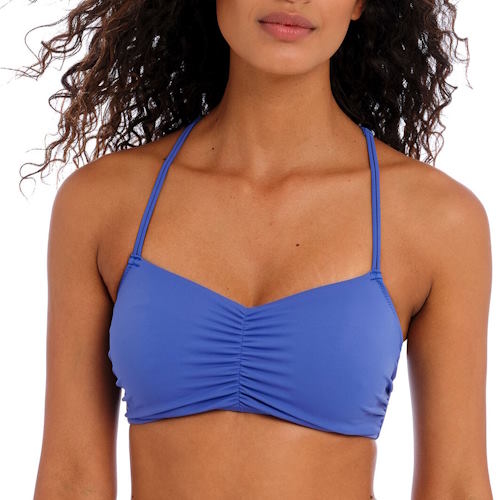 Freya Jewel Cove blue soft-cup bikini bra