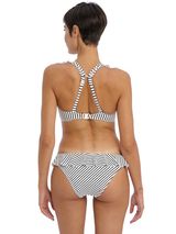 Freya Jewel Cove black/white soft-cup bikini bra