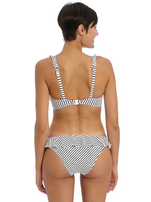 Freya Swim Jewel Cove black/white soft-cup bikini bra