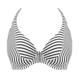Freya Jewel Cove black/white soft-cup bikini bra