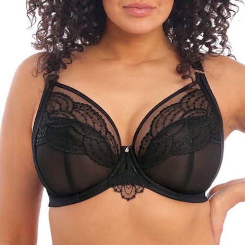 Elomi Priya black non-padded bra
