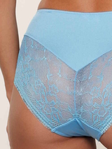 LingaDore Bonnie Blue blue high waist brief