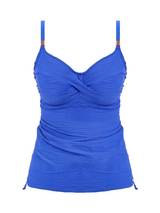 Fantasy Swim Beach Waves blue tankini top