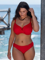 Fantasy Swim Ottowa red soft-cup bikini bra