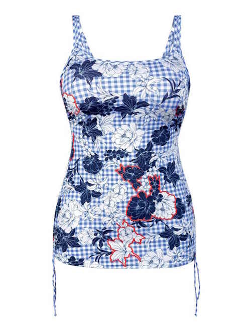Anita Swimwear Alassio blue/white tankini top