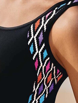 Anita Care Krabi black/multicolor prosthetic swimsuit
