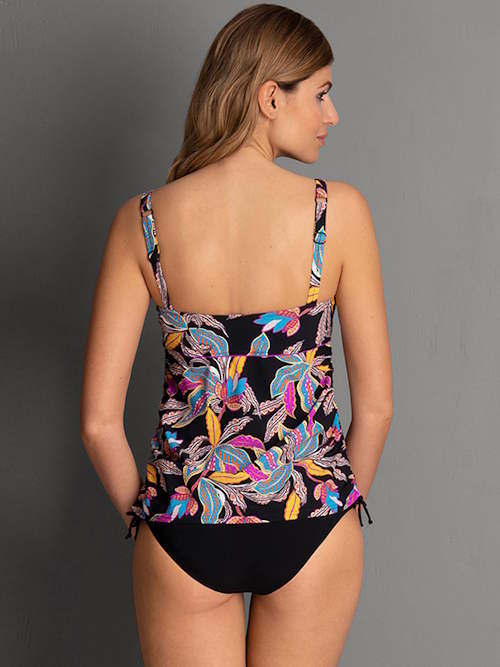 Anita Care Valbella black/print prosthetic tankini