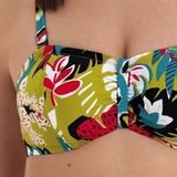 Rosa Faia Swimwear Ella multicolor/print soft-cup bikini bra