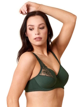 Elbrina Helen green non-padded bra