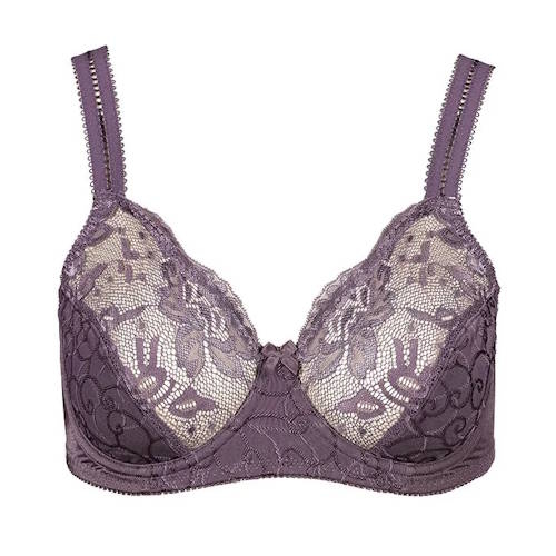 Elbrina Johanna purple non-padded bra