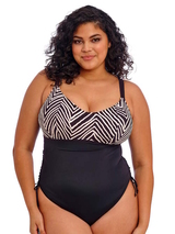 Elomi Swim Fiji Falls black/white bathingsuit