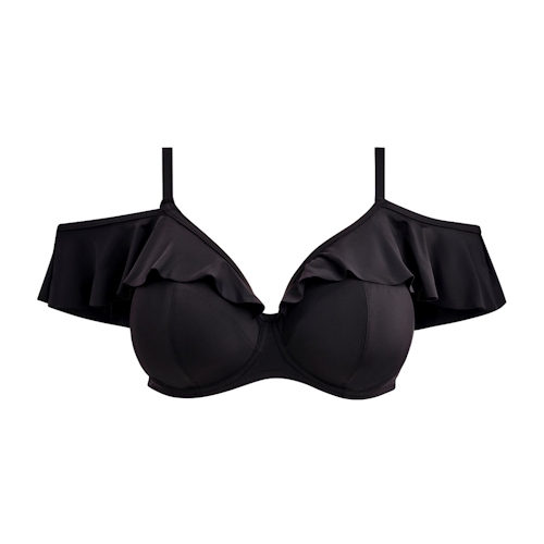 Elomi Swim Plain Sailing black padded bikini bra