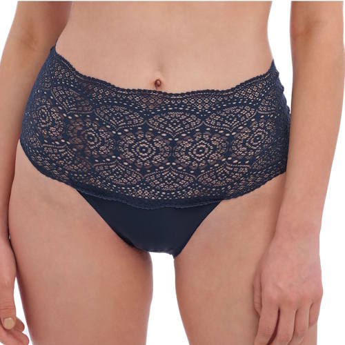 Fantasy Lingerie Lace Ease navy blue brief