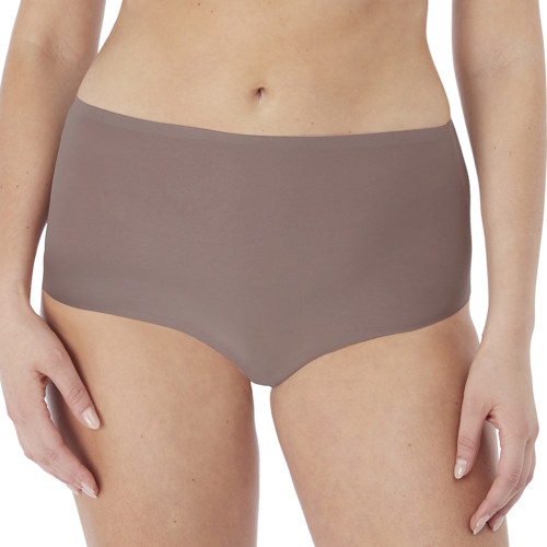 Fantasy Lingerie Smoothease mole grey high waist brief