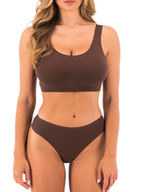 Fantasy Lingerie Smoothease brown non-padded bra