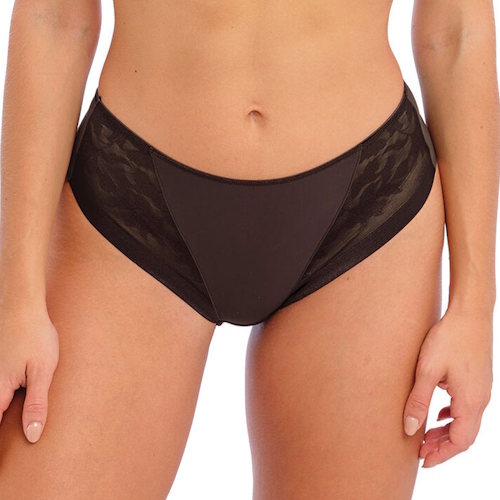 Fantasy Lingerie Illusion brown brief