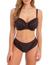 Fantasy Lingerie Illusion brown brief