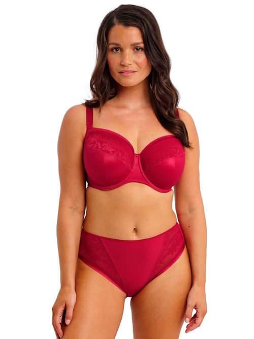 Fantasy Lingerie Illusion red non-padded bra