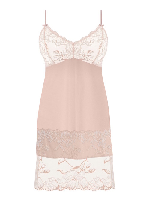 Fantasy Lingerie Aubree beige slipdress