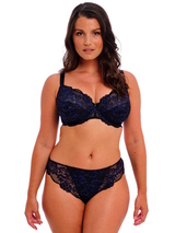 Fantasy Lingerie Emmaline black/blue non-padded bra