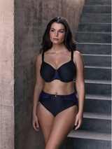 Fantasy Lingerie Emmaline black/blue padded bra
