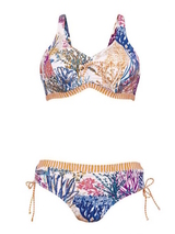 Anita Care Under The Sea white/print prosthetic bikini top