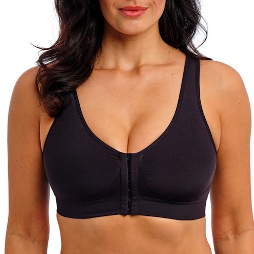 Wacoal Lingerie B-smooth black prosthesis bra