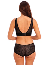 Wacoal Lingerie Net Effects black non-padded bra