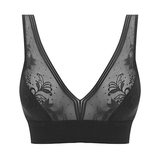 Wacoal Lingerie Net Effects black non-padded bra