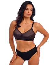 Wacoal Lingerie Back Appeal black wireless bra
