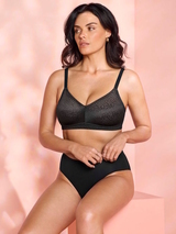 Wacoal Lingerie Back Appeal black wireless bra