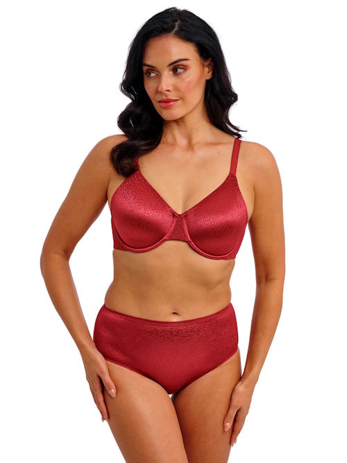 Wacoal Lingerie Back Appeal red non-padded bra