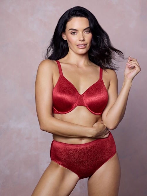 Wacoal Lingerie Back Appeal red non-padded bra
