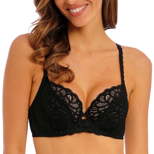 Wacoal Lingerie Raffine black non-padded bra