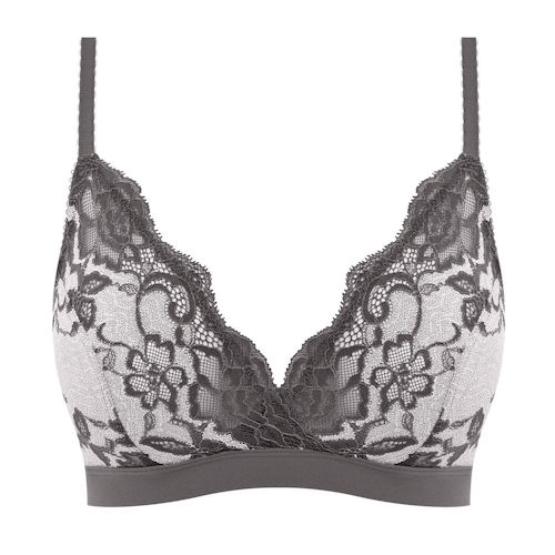 Wacoal Lingerie Florilege grey non-padded bra
