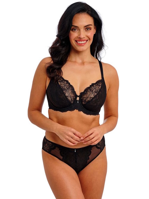 Wacoal Lingerie Abellia black non-padded bra