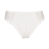 Guy de France Embroidery white thong