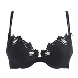 Guy de France Royale black padded bra