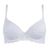 Guy de France Bouquet white padded bra