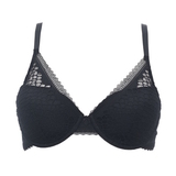 Guy de France Mille Fils black padded bra