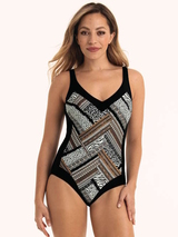 Anita Swimwear Sidonia black/print bathingsuit