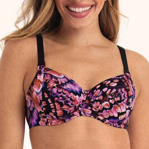 Anita Swimwear Smilla rosewood soft-cup bikini bra