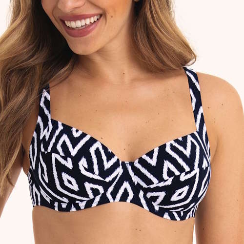 Anita Swimwear Sibel navy blue soft-cup bikini bra