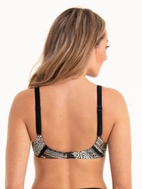 Anita Swimwear Smilla black/print soft-cup bikini bra