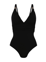 Rosa Faia Swimwear Pure Suit Luxe black bathingsuit