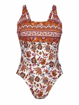 Rosa Faia Swimwear Amaya white/print bathingsuit