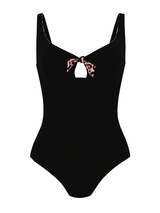 Rosa Faia Swimwear Violetta black/brown bathingsuit